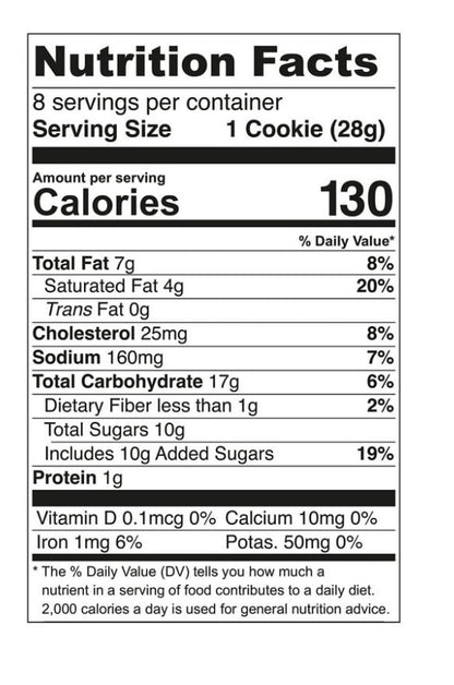 Tate's Bake Shop Soft Baked Cookies, Chocolate Chip, 8 oz