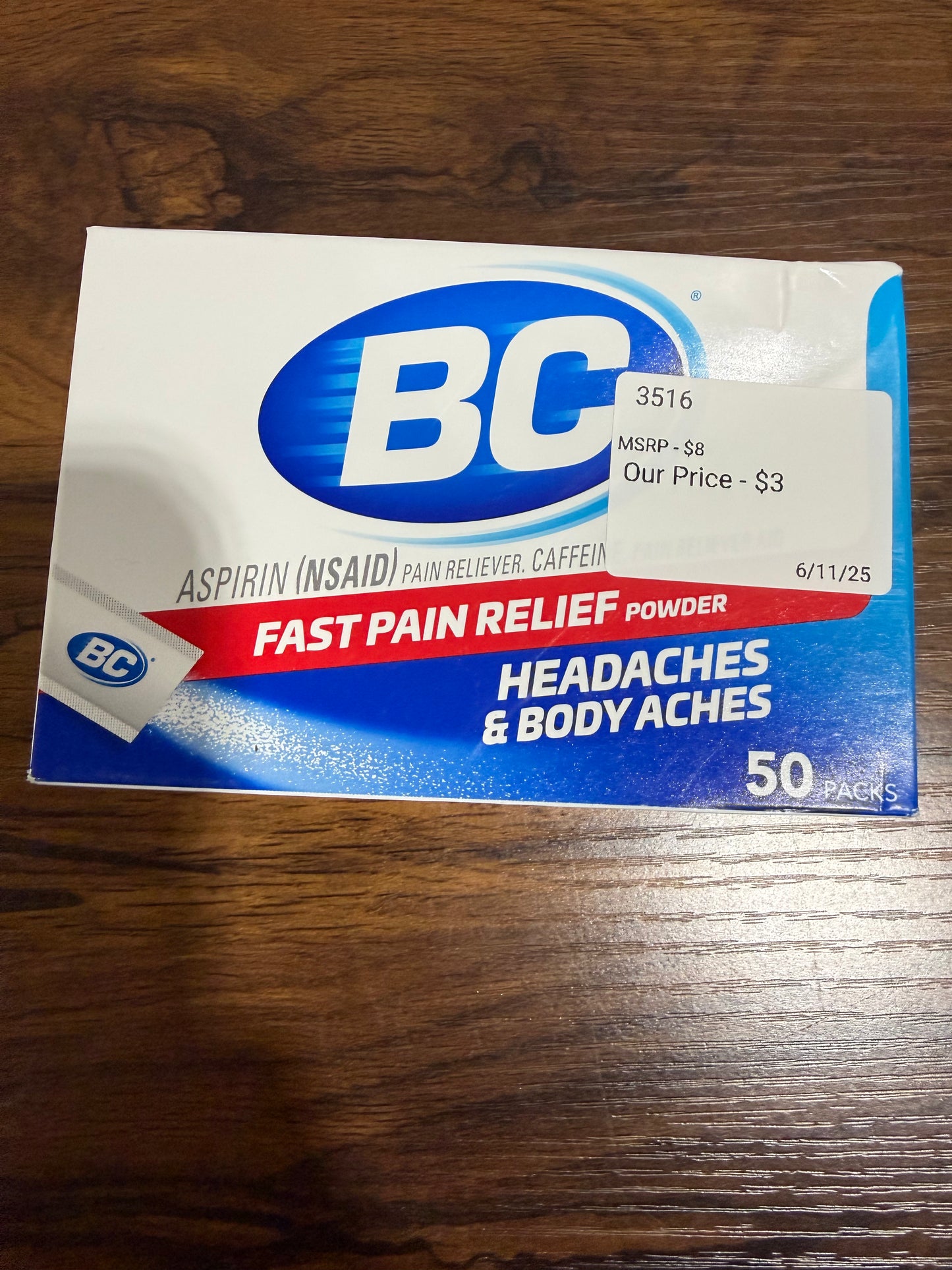 BC FAST PAIN RELIEF POWDER