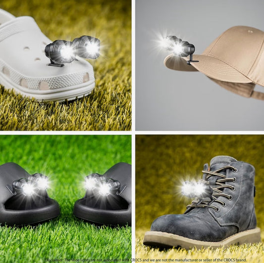 Headlights - 4pcs LED Lights for Shoes Charm