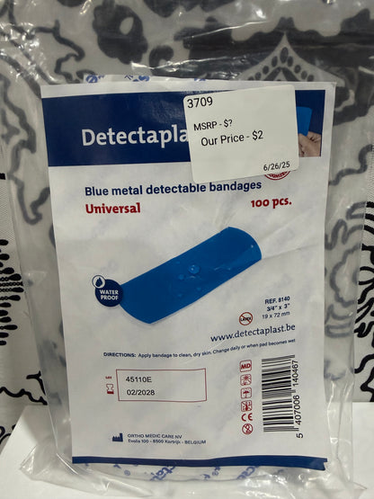 Blue Metal Detectable Bandages