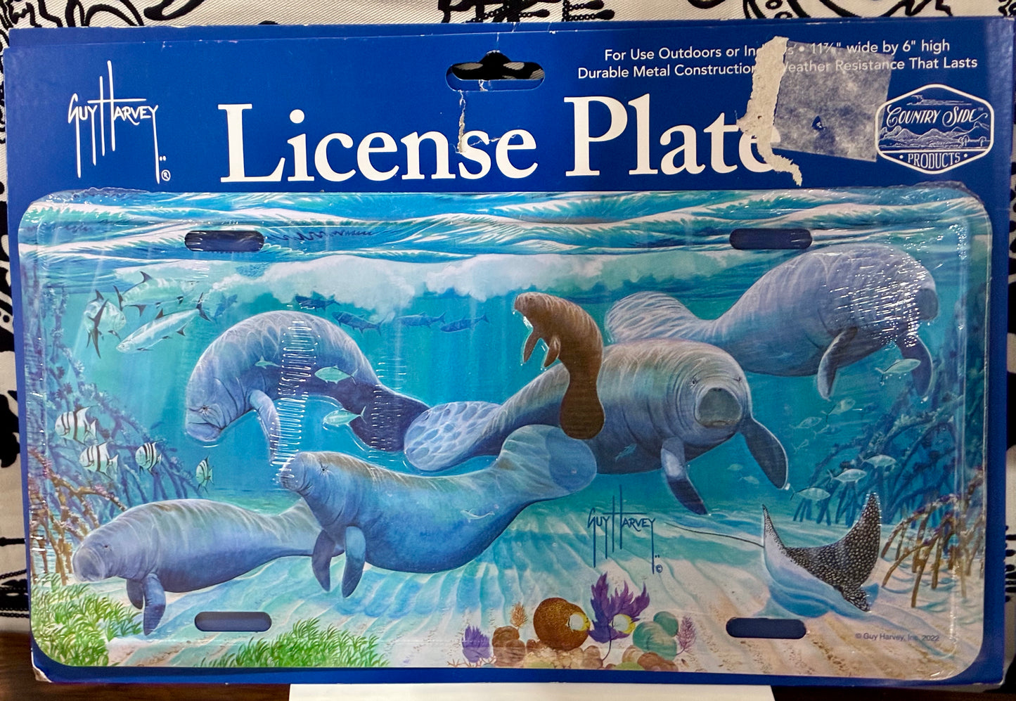 Guy Harvey  License Plate,