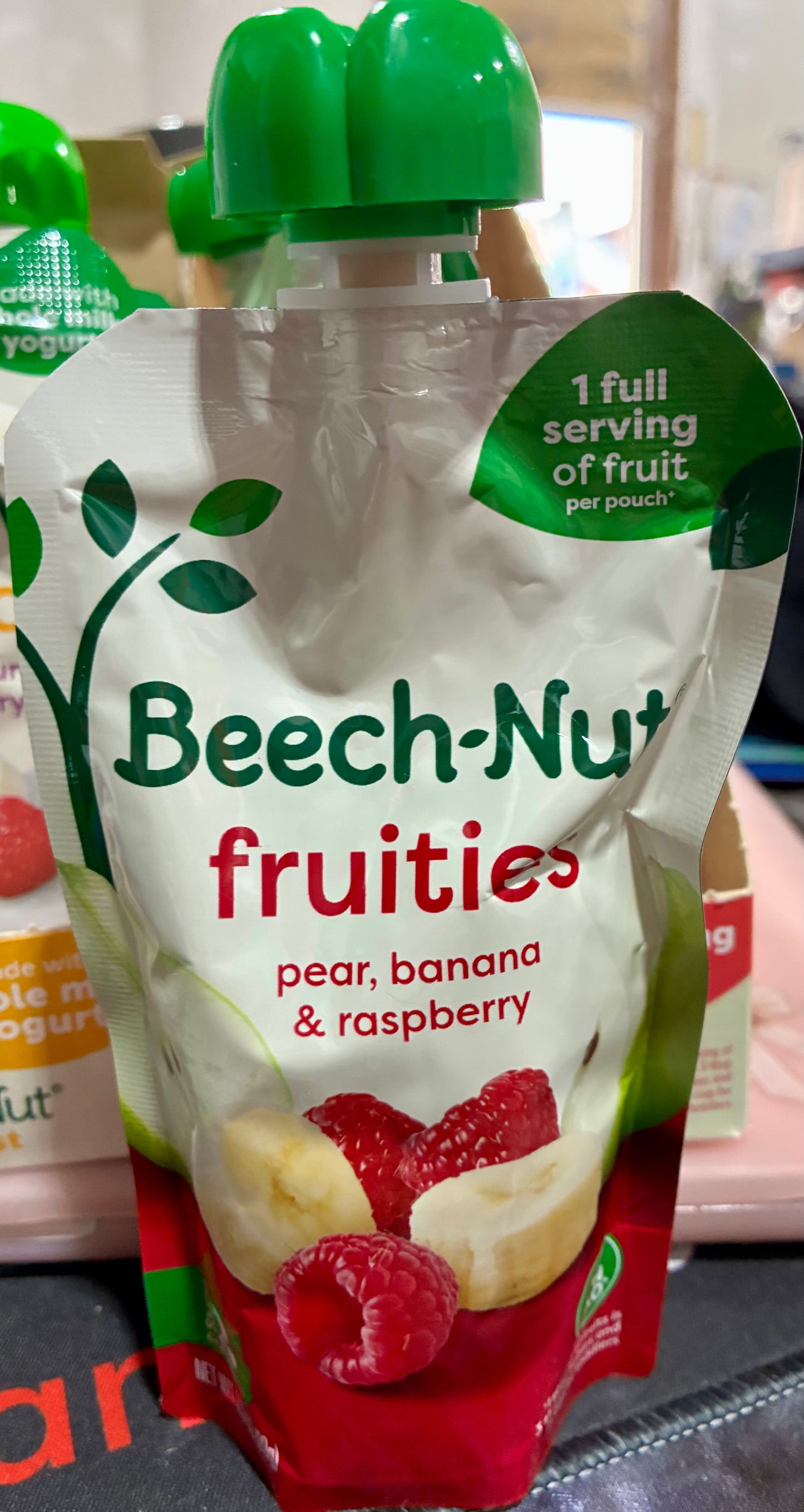 3.5 oz pouch of Beech-Nut Toddler Food