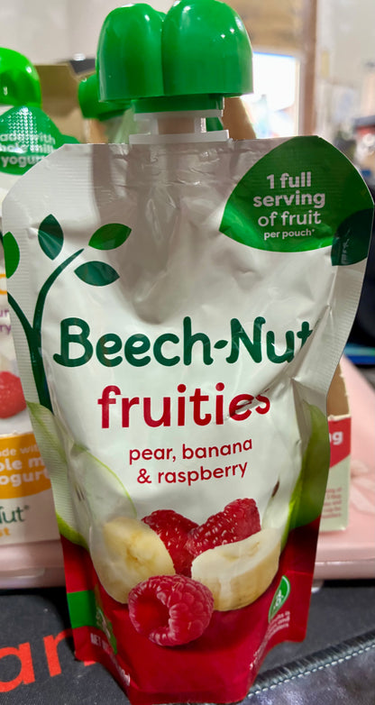 3.5 oz pouch of Beech-Nut Toddler Food