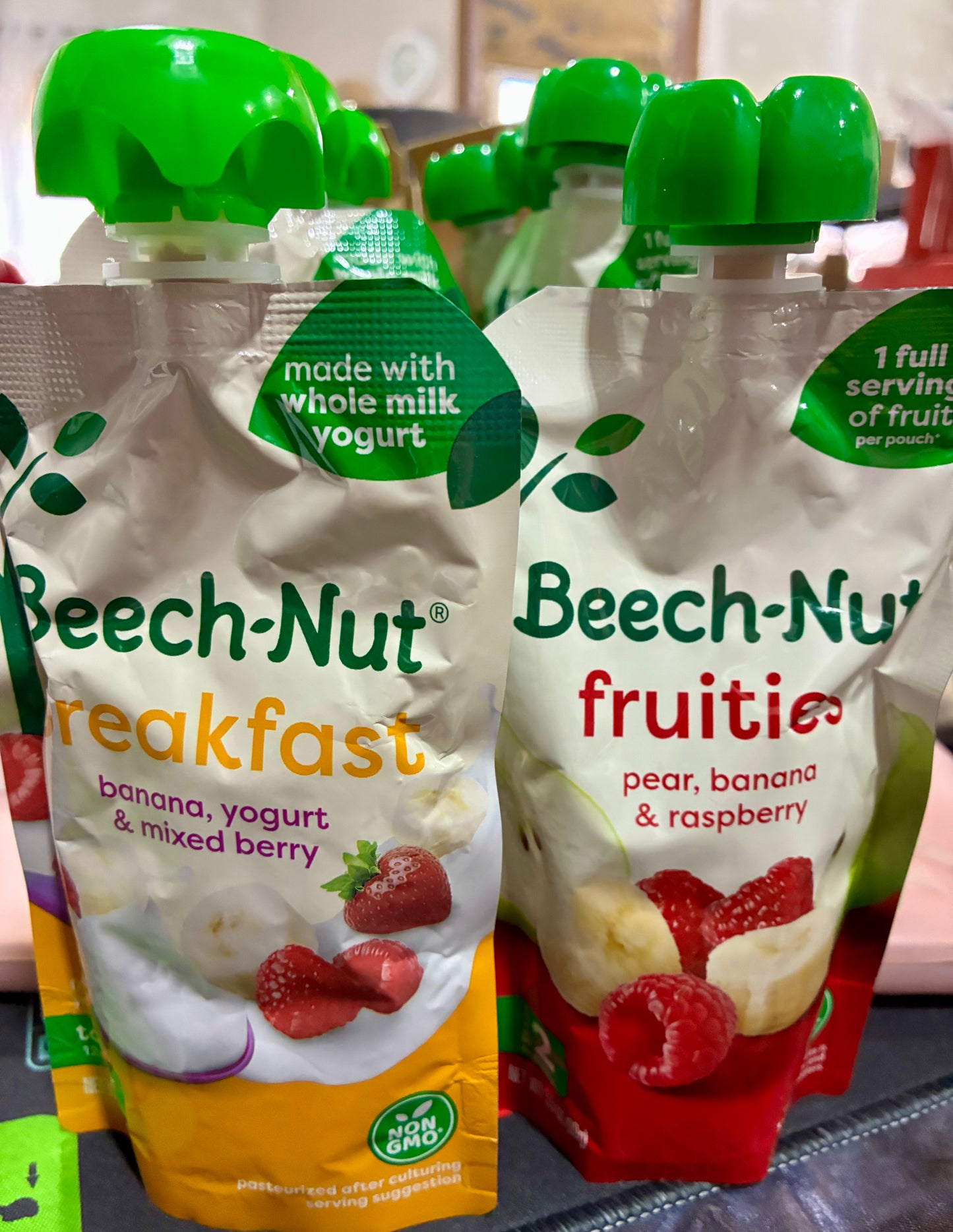 3.5 oz pouch of Beech-Nut Toddler Food
