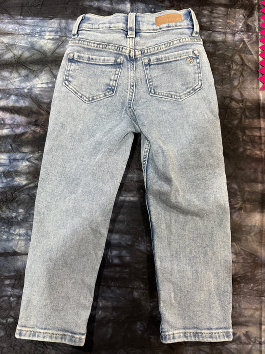 Patched Mini Mom Jeans