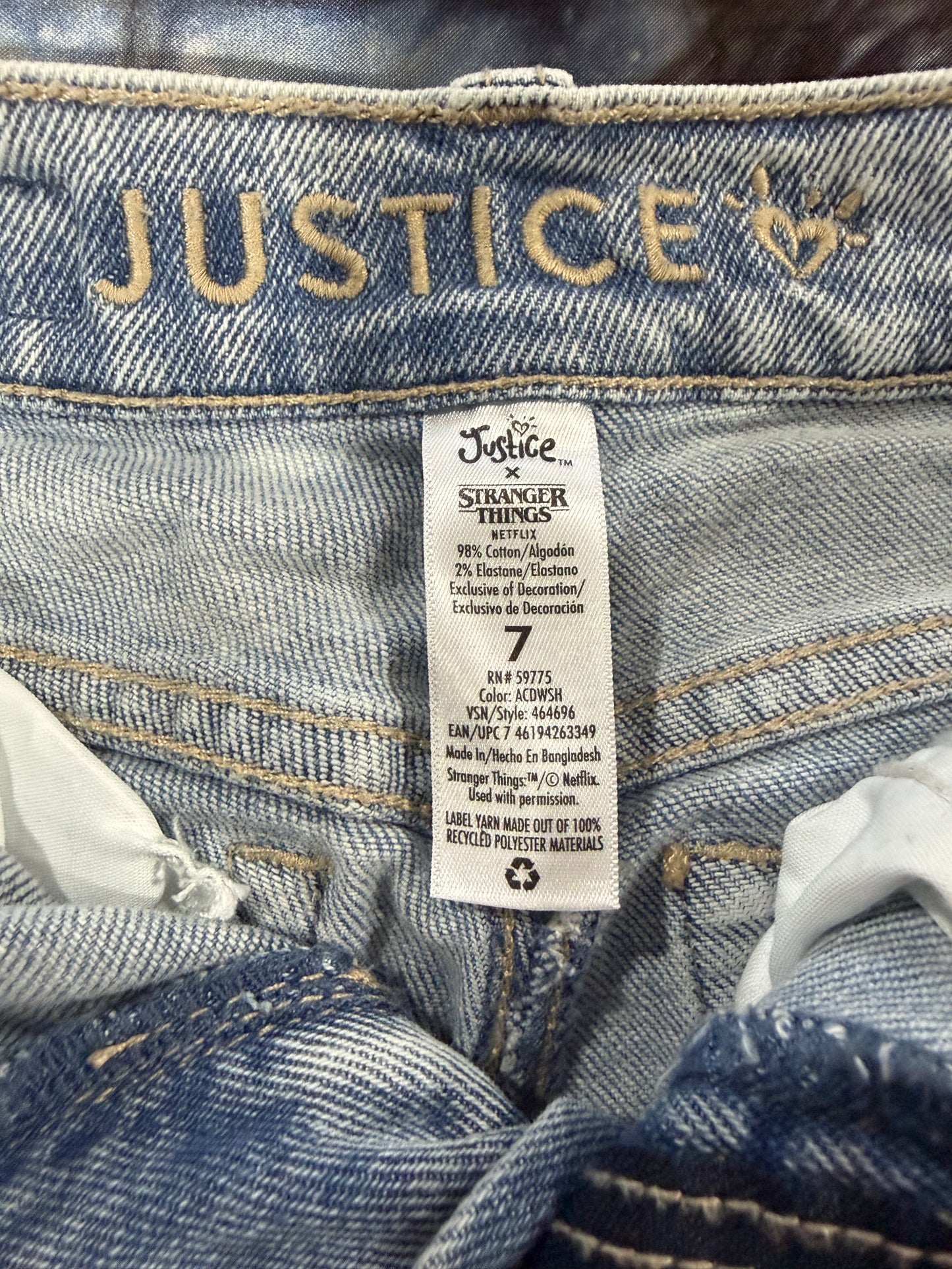 Patched Mini Mom Jeans