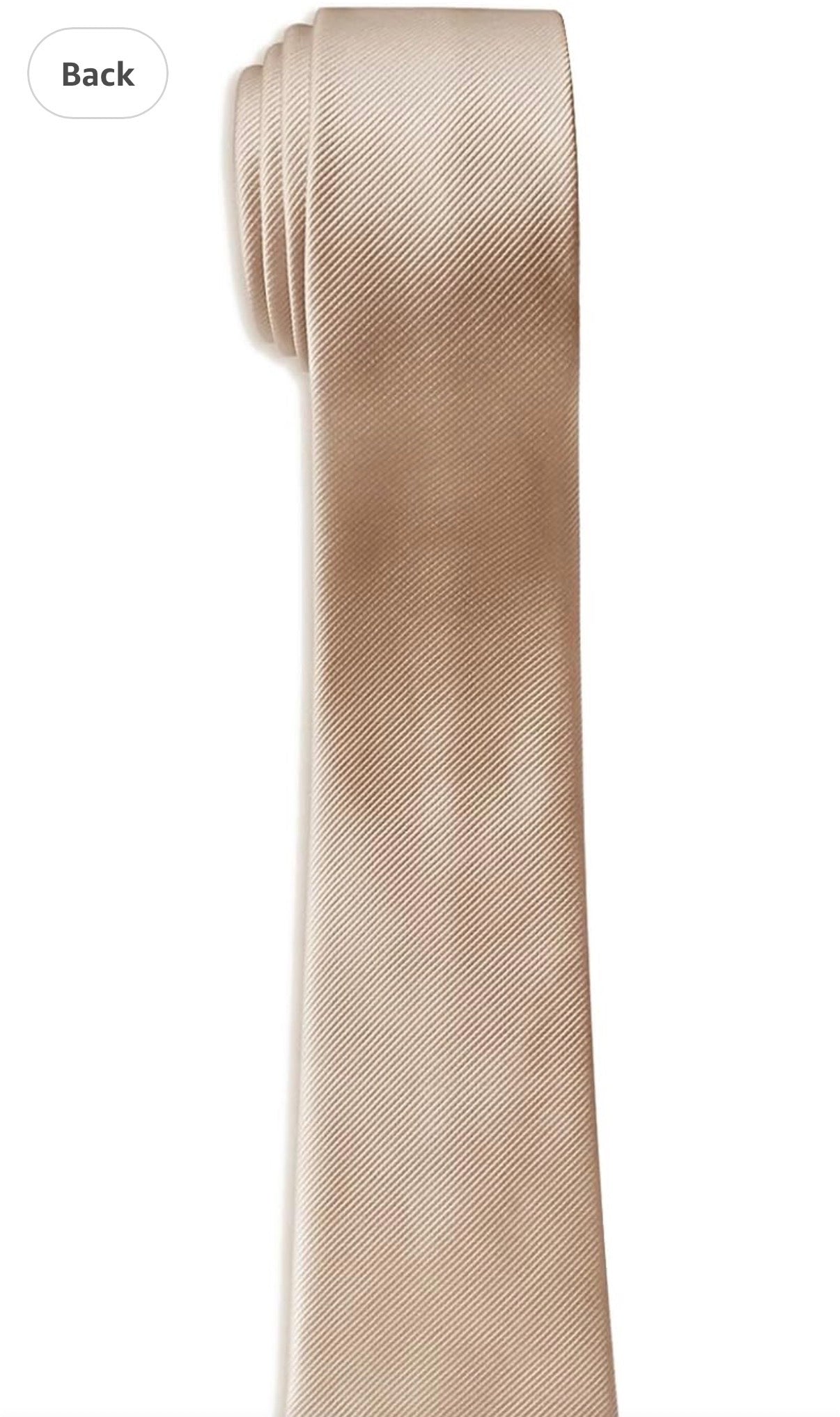 Solid Color Skinny Tie