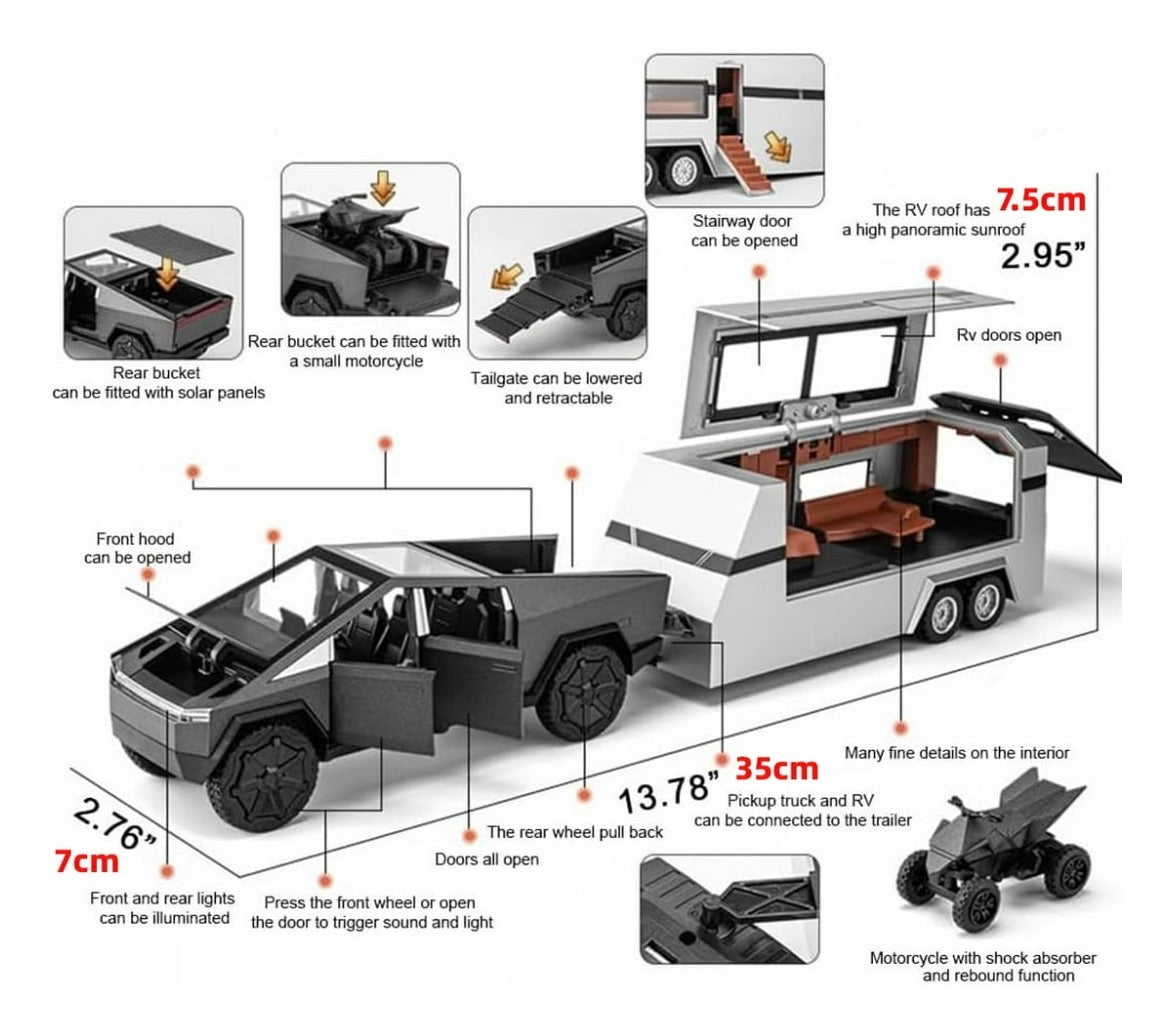 1:32 Cybertruck Pickup Truck