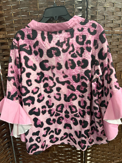 Cheetah Print Blouse