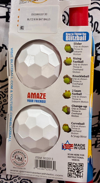 The Official Blitzball w/ Bat and 2 Blitz Balls