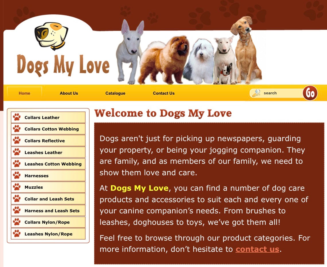 Genuine Leather Dog Collars by Dogs My Love