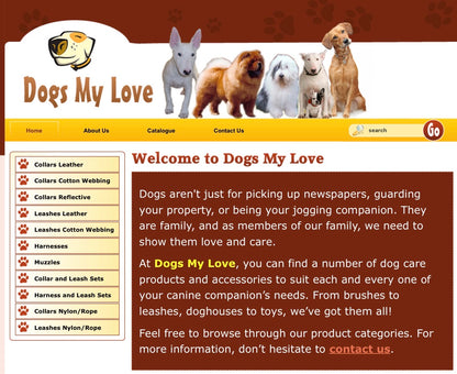 Genuine Leather Dog Collars by Dogs My Love