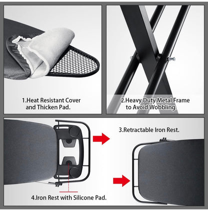 Steel Top Extra Wide Ironing Board
