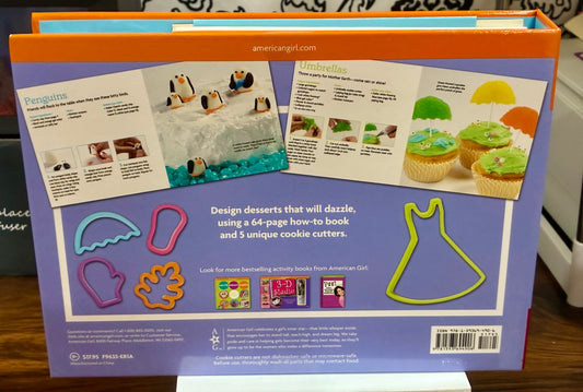 American Girl Dazzling Desserts kit includes 5 Cookie Cutters