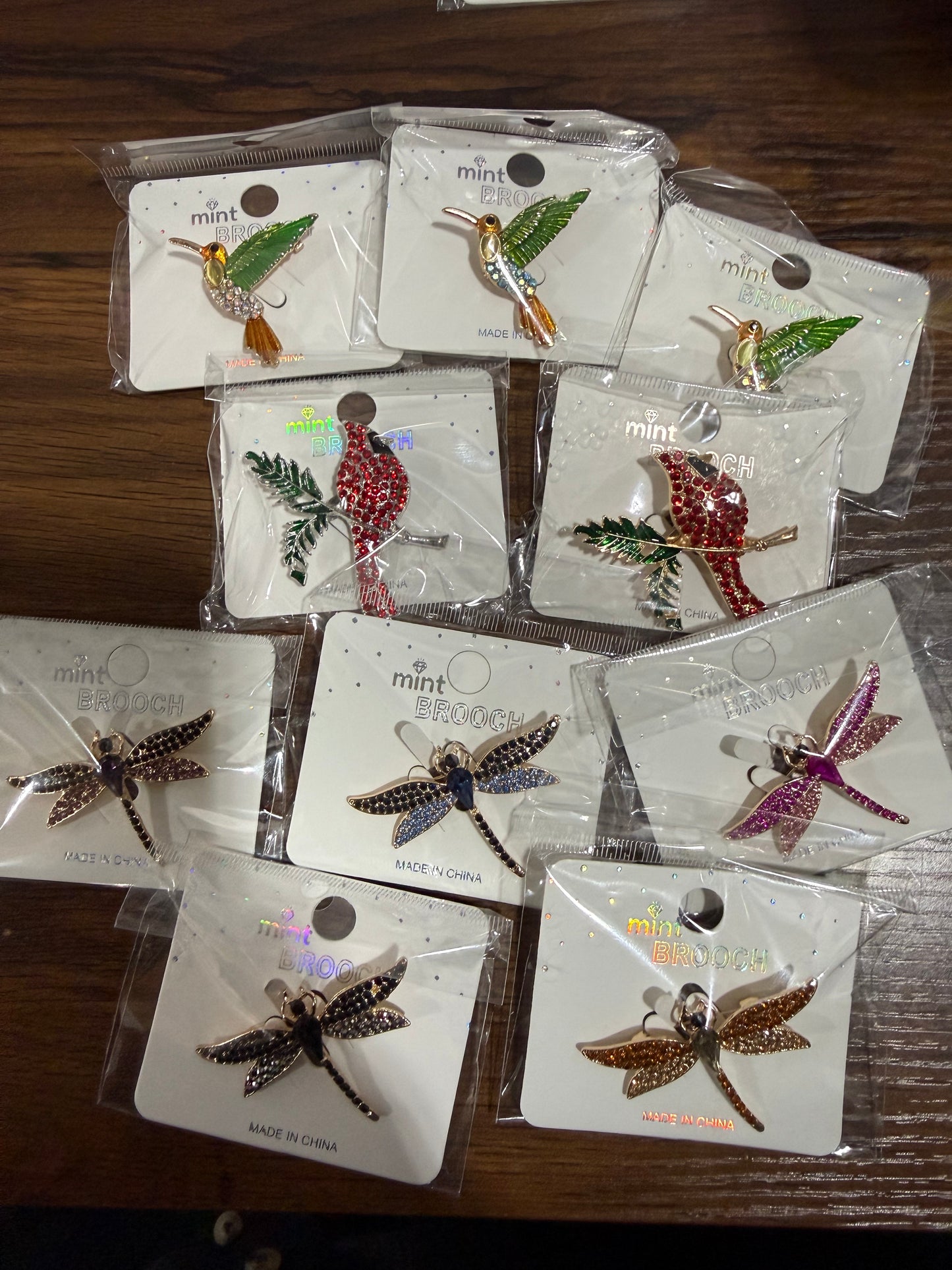 Various Brooches (Pins)