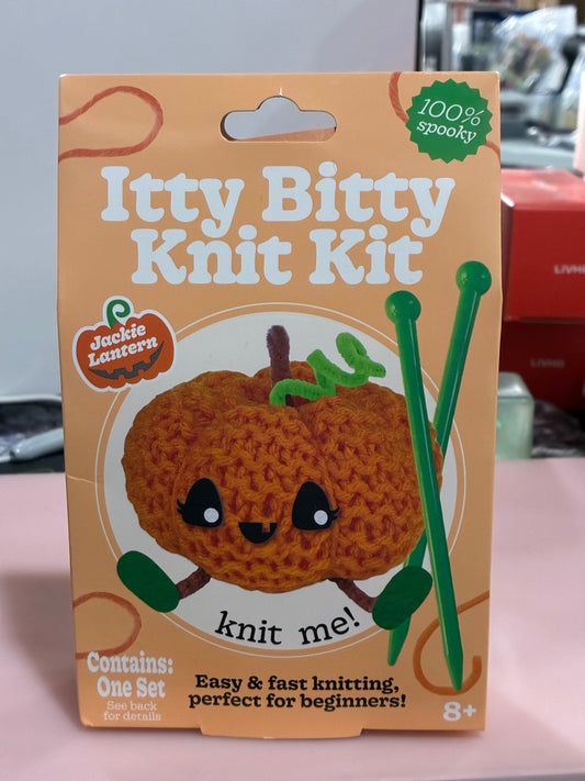 Jackie Lantern Itty Bitty Knit Kit,