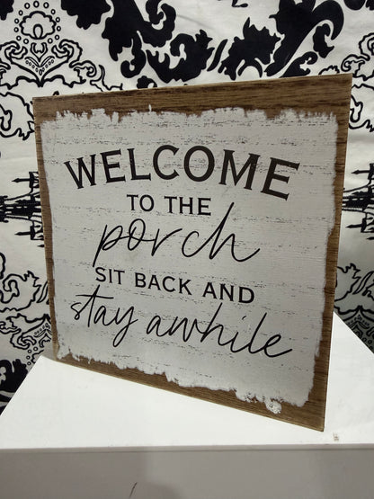 6x6 Decor Sign