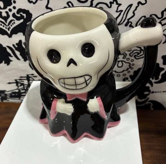 Hyde & EEK! Boutique Earthenware Figural Grim Reaper Mug