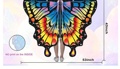 Butterfly Wings, Butterfly Cloak, Carnival Butterfly Wings,