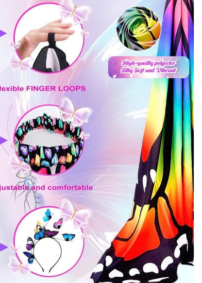 Butterfly Wings, Butterfly Cloak, Carnival Butterfly Wings,