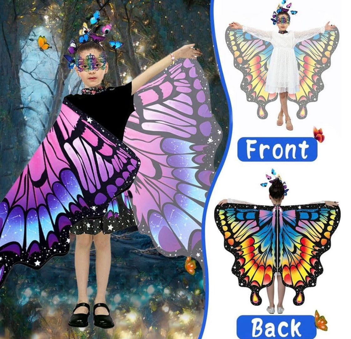 Butterfly Wings, Butterfly Cloak, Carnival Butterfly Wings,