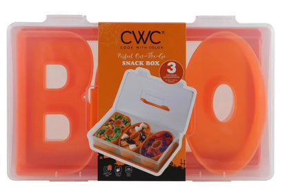 Cook With Color BOO Halloween Snackle Box Food Storage Container