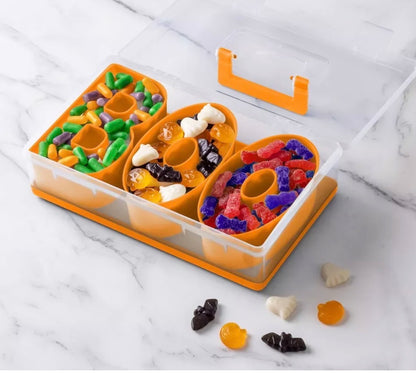 Cook With Color BOO Halloween Snackle Box Food Storage Container