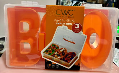Cook With Color BOO Halloween Snackle Box Food Storage Container