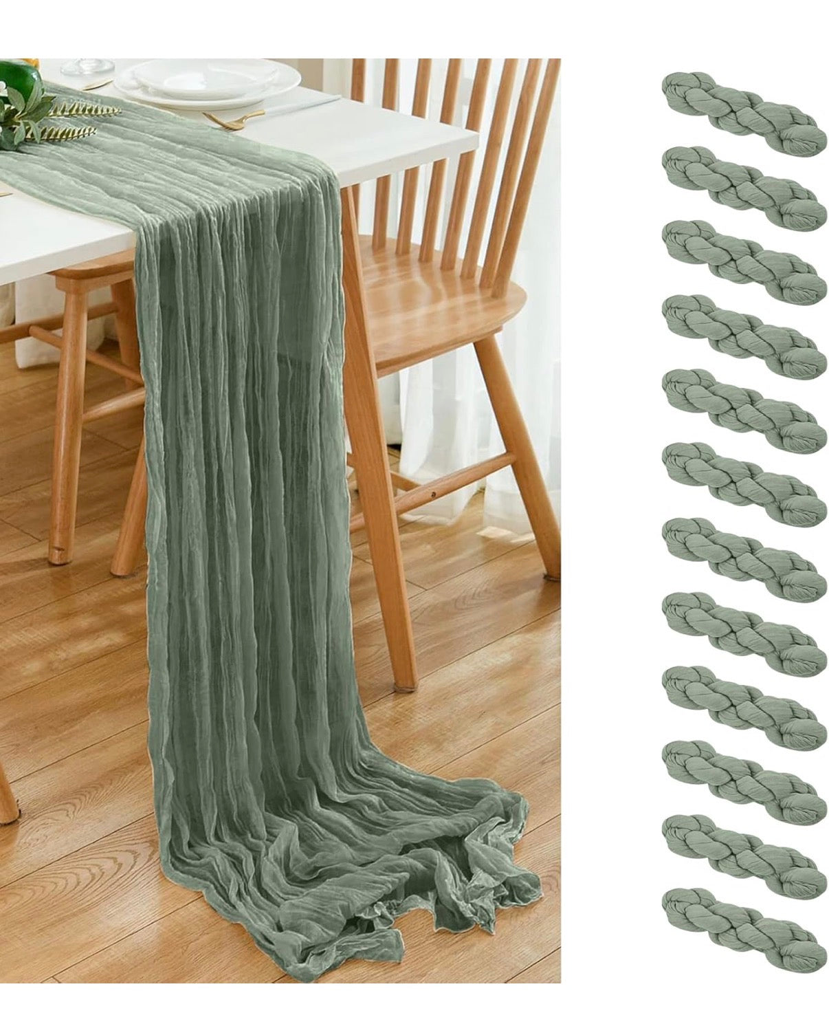 Premium Cheesecloth Table Runners