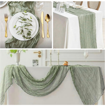 Premium Cheesecloth Table Runners