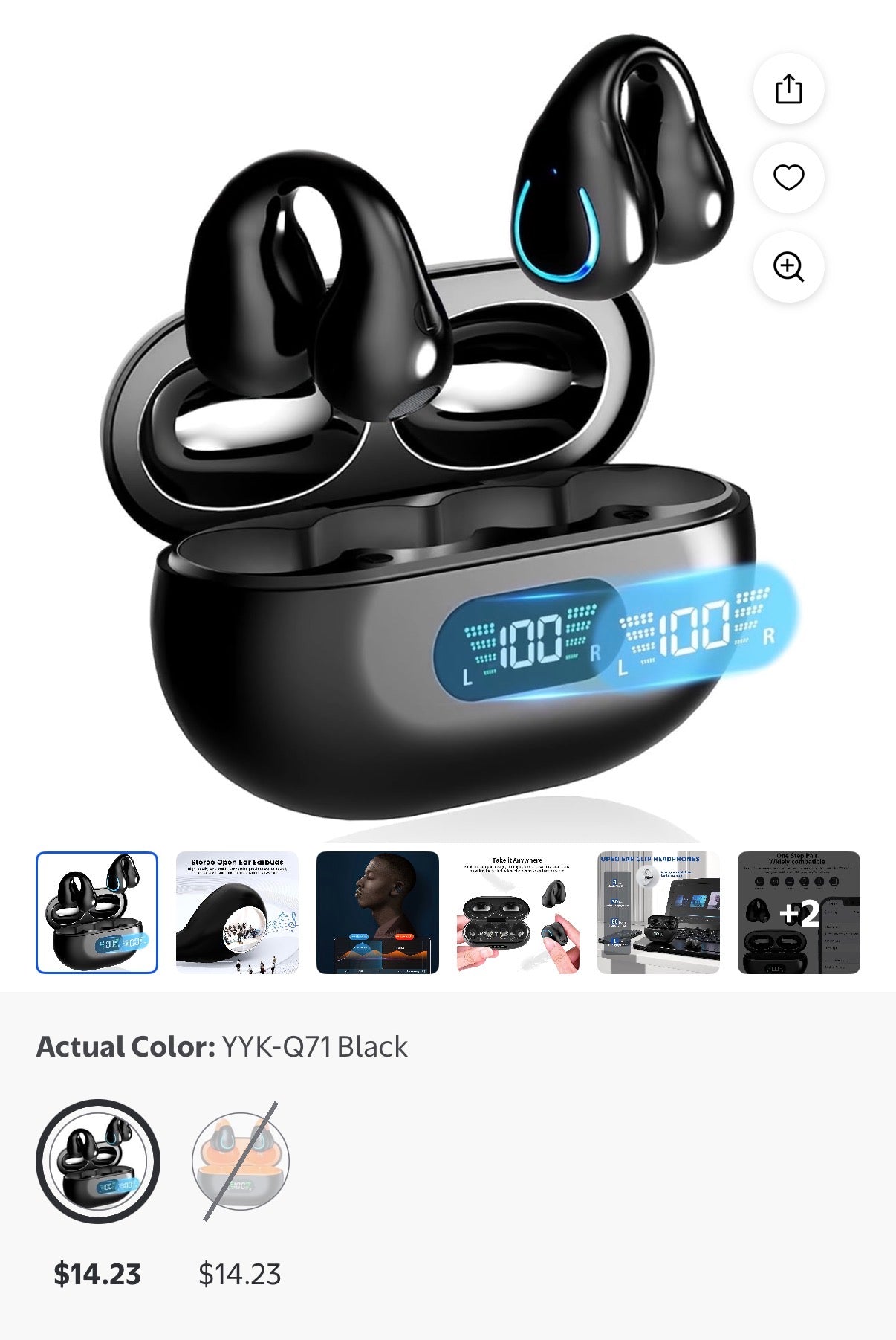 Clip On Wireless Earbuds