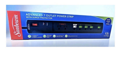 Sunbeam Advanced 7 Outlet Power Strip