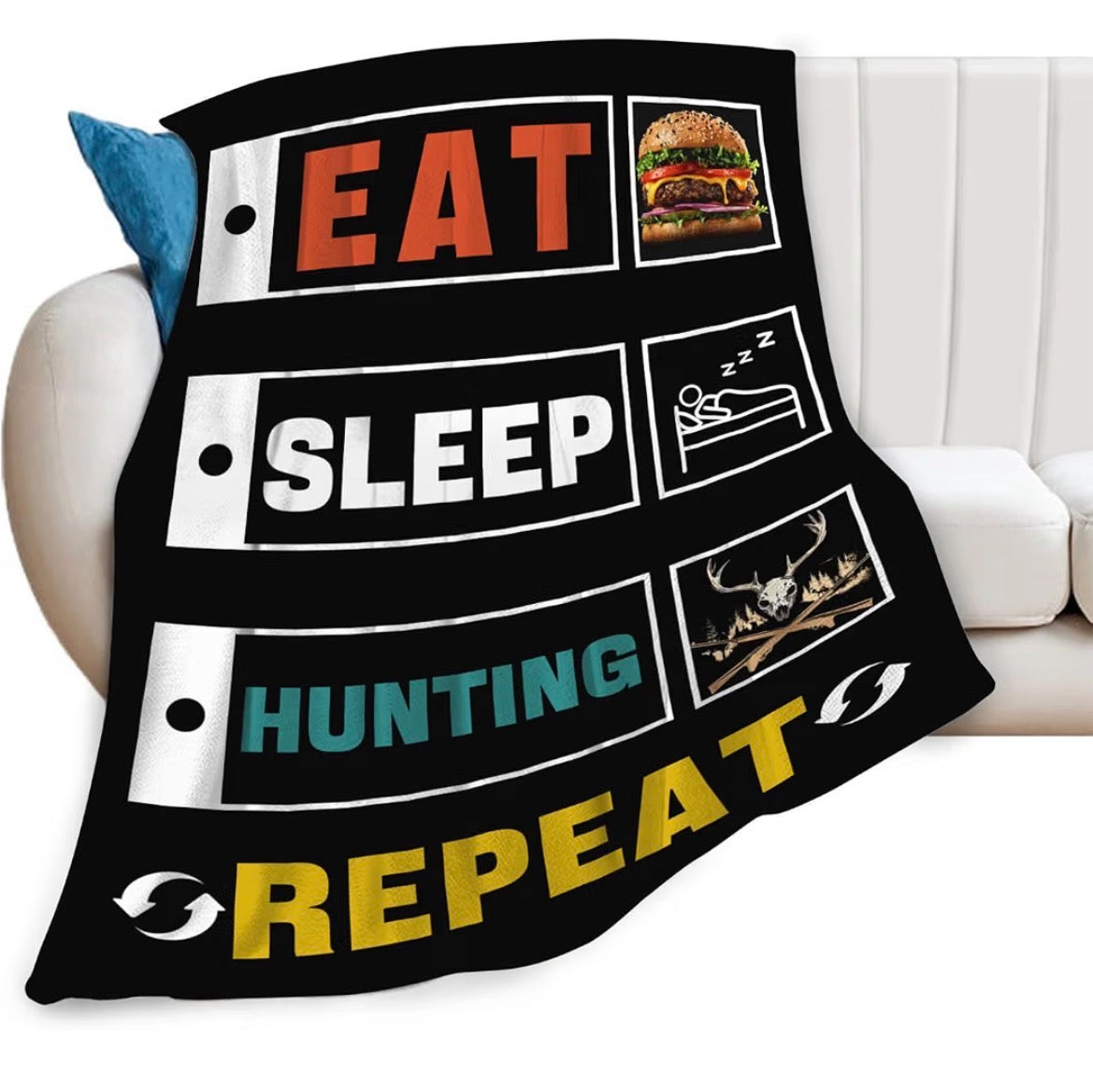 Fun Hunting Throw for Hunters  50"X40"