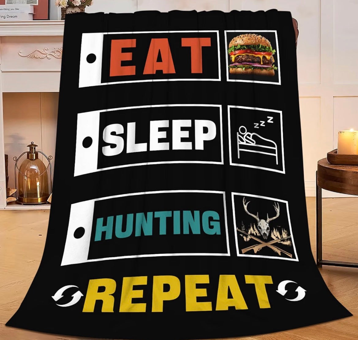 Fun Hunting Throw for Hunters  50"X40"