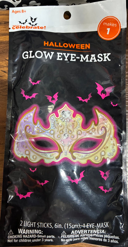 WAY TO CELEBRATE Halloween  Glow Eye-Mask Party Mask