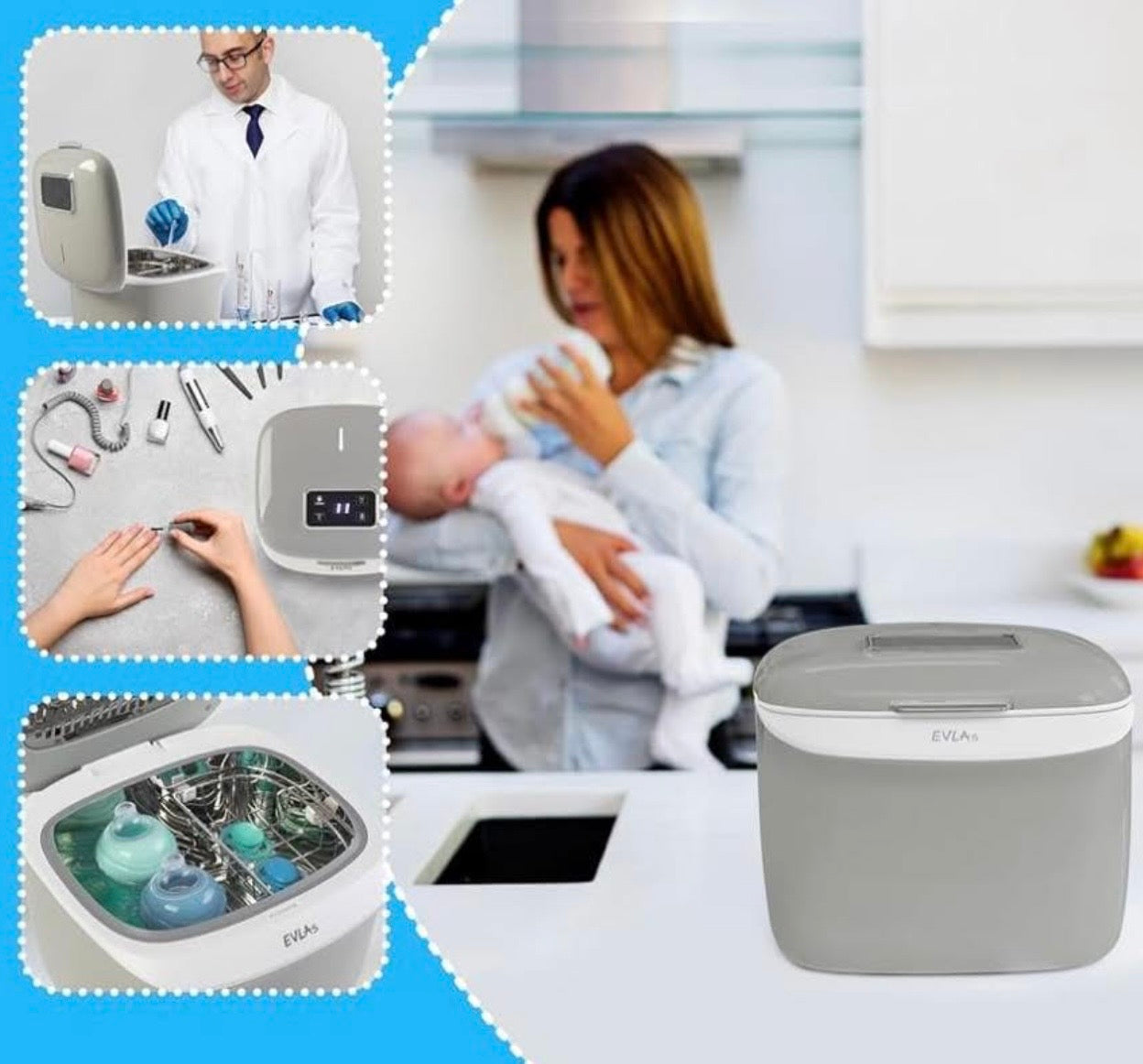 LARGE SIZE BOX UV LIGHT ,EVLA'S SANITIZER/DRYER