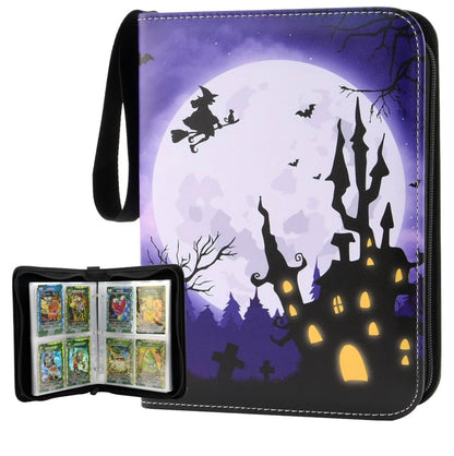 Card Collector's Album Holder with 65 Premium 4-Pocket Pages, Holds Up to 520 Cards