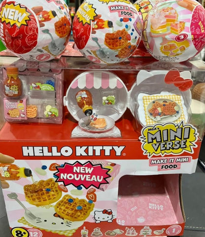 HELLO KITTY DISPLAY BOX AND 5 BALLS