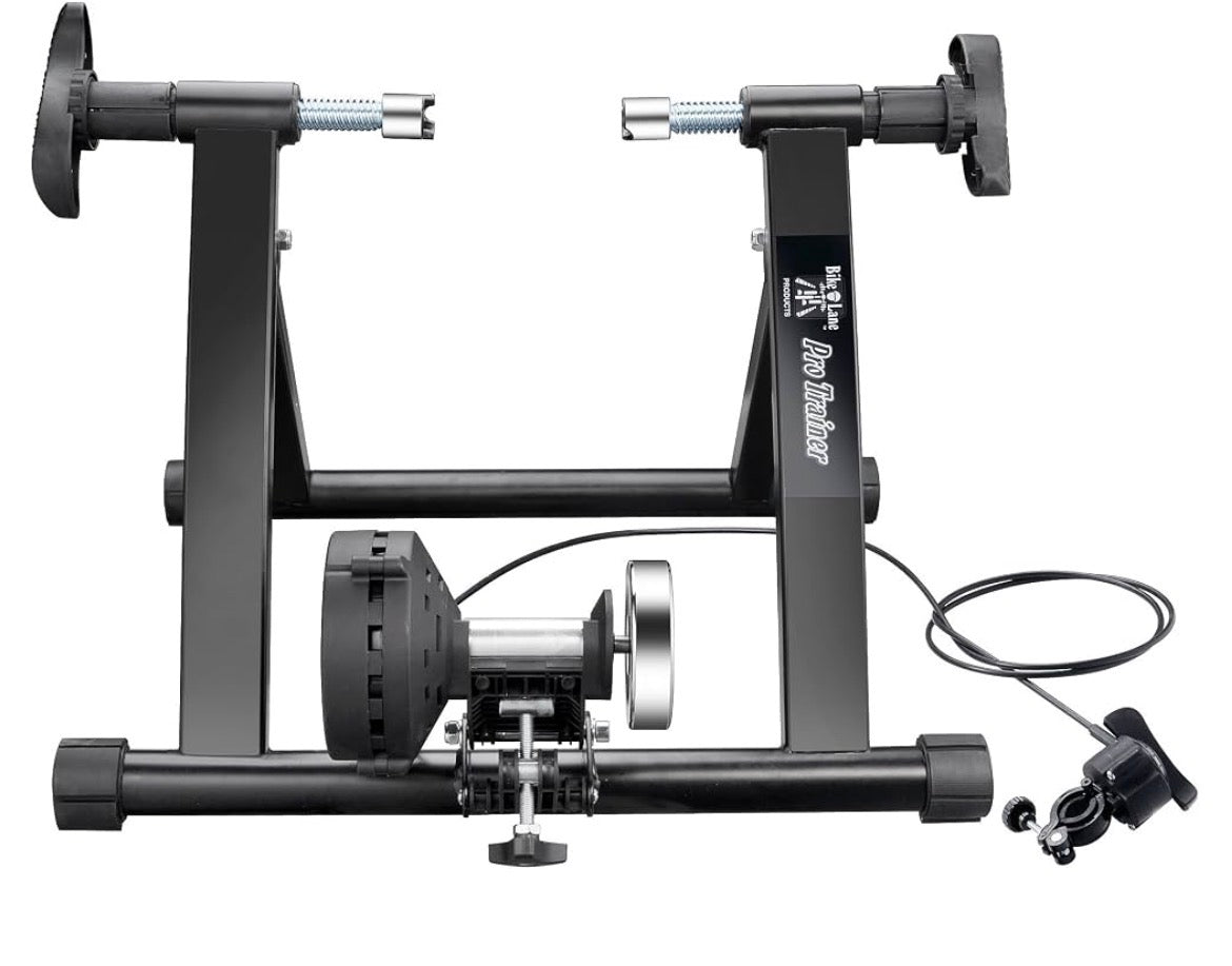 Bike Lane Products Pro Trainer, magnetic indoor bicycle exercise trainer.