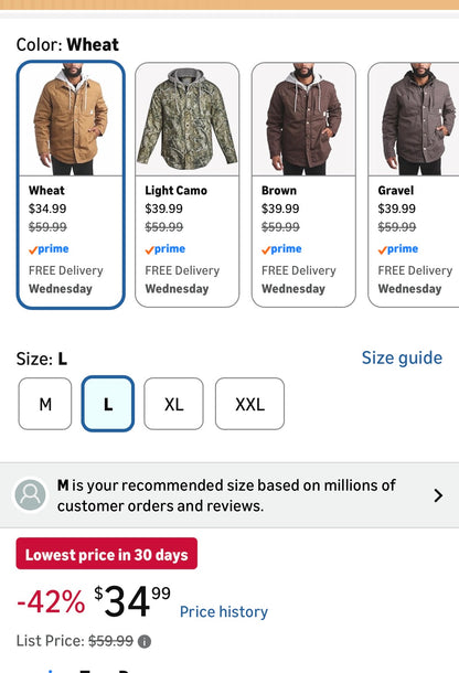 Canvas Mens Jacket