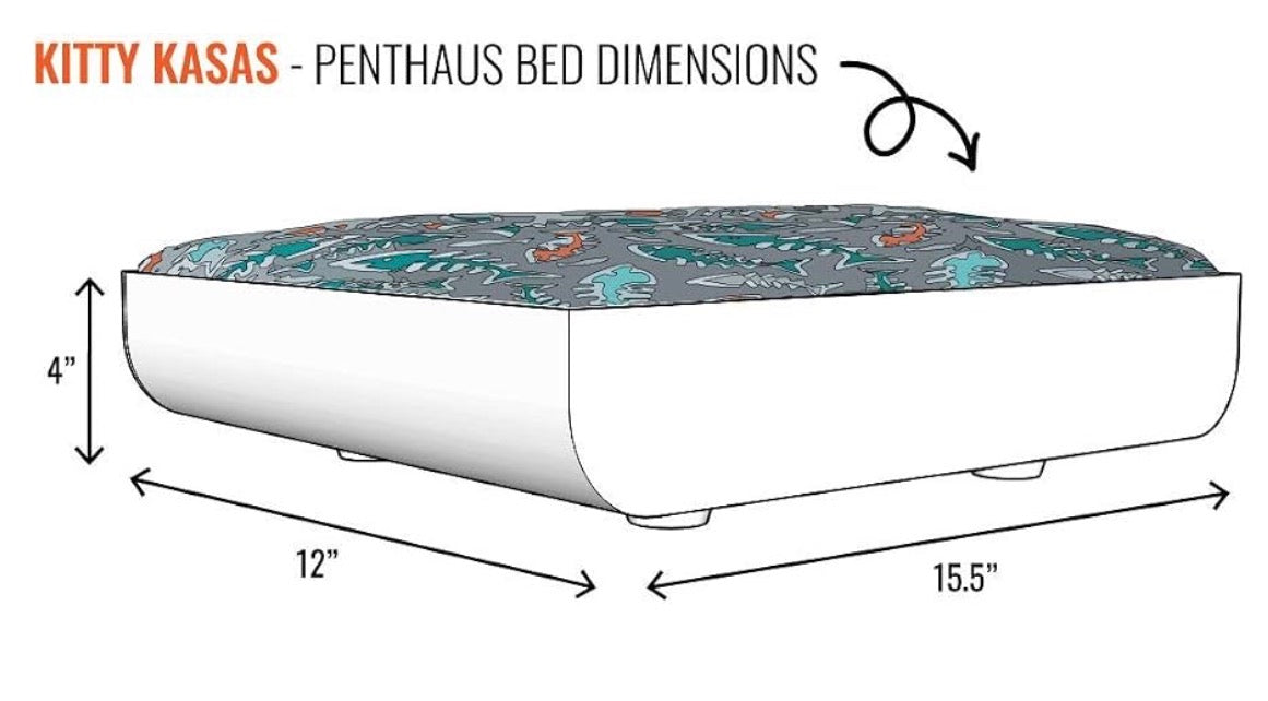 Small Kitty Kasas Penthaus Cat Bed