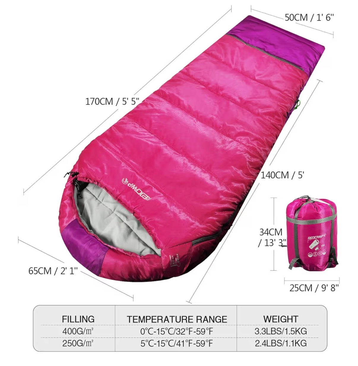 Kids Mummy Sleeping Bag