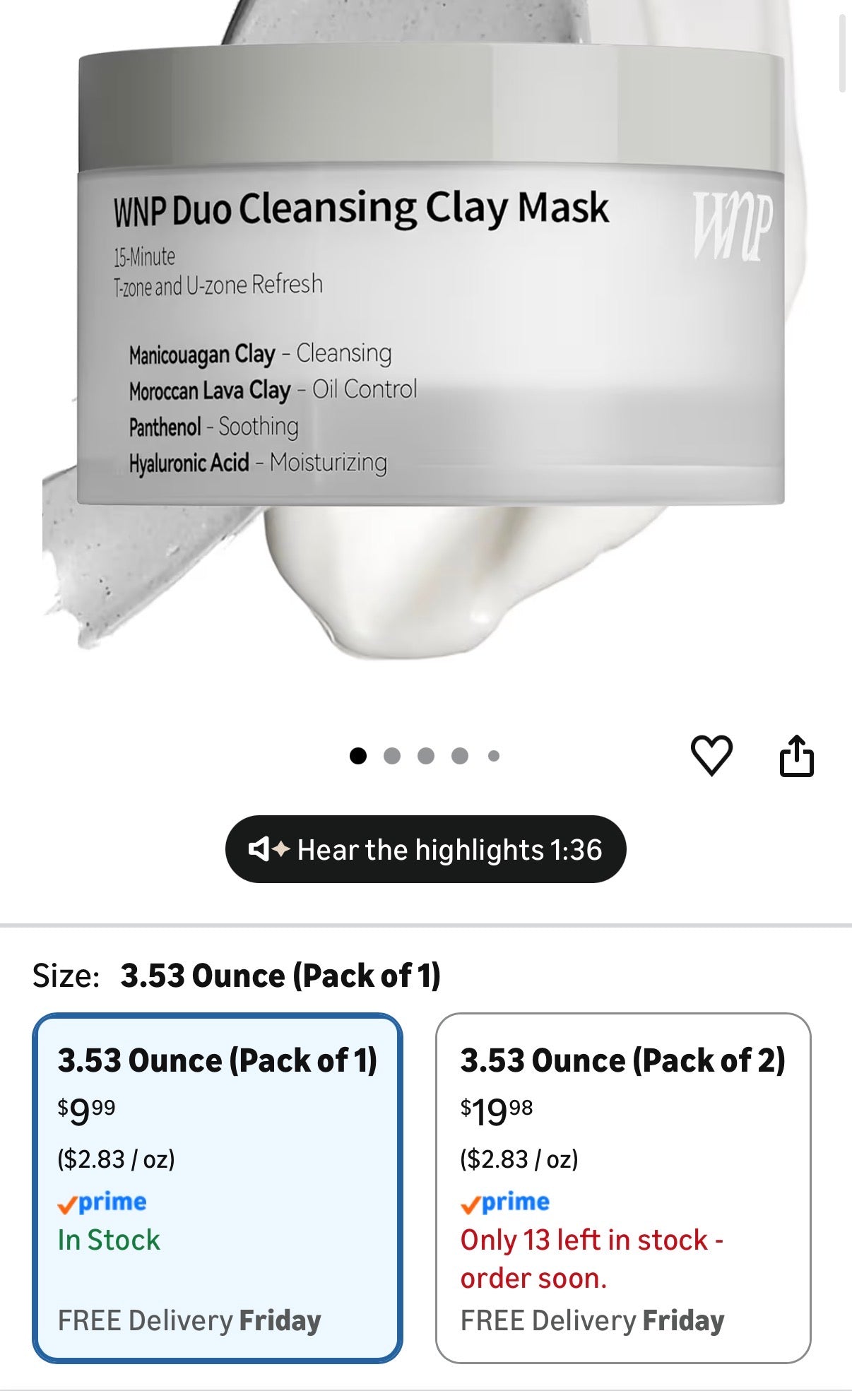 Duo Cleansing Clay Mask