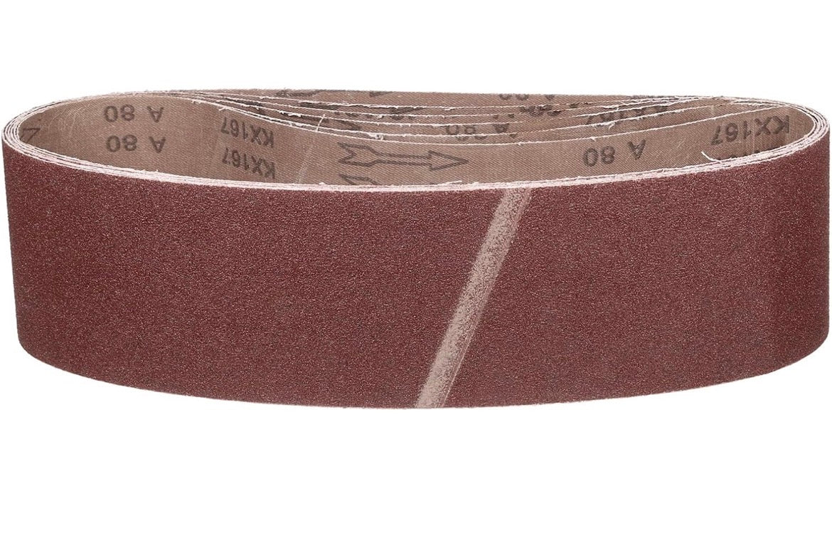 6 × 48 Inch Sanding Belts, 6 Pcs 40/80/120 Grit Aluminum Oxide Knife Sharpener Belt