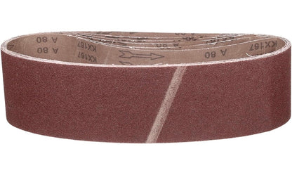 6 × 48 Inch Sanding Belts, 6 Pcs 40/80/120 Grit Aluminum Oxide Knife Sharpener Belt