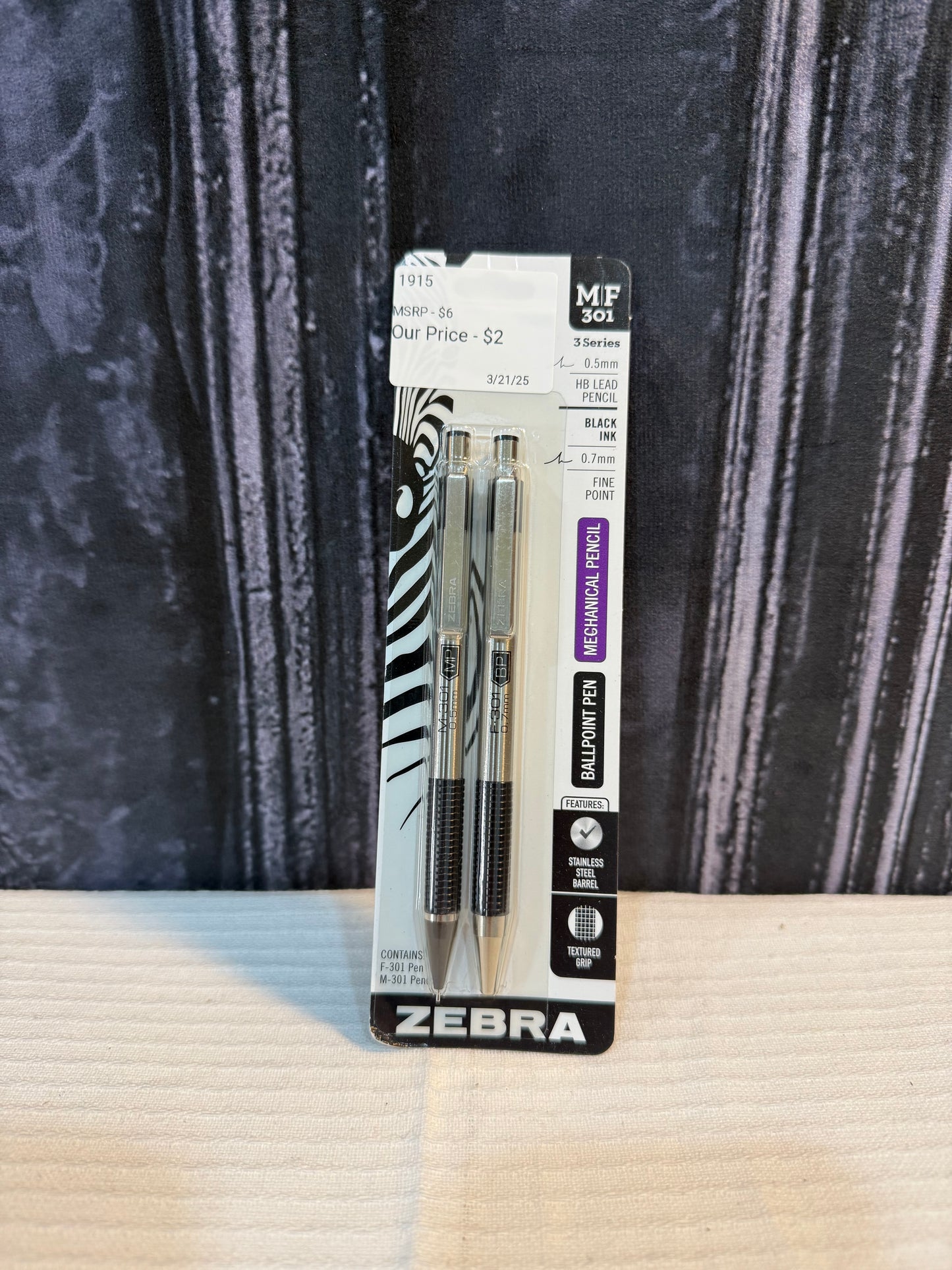 Zebra Pen/Pencil Combo