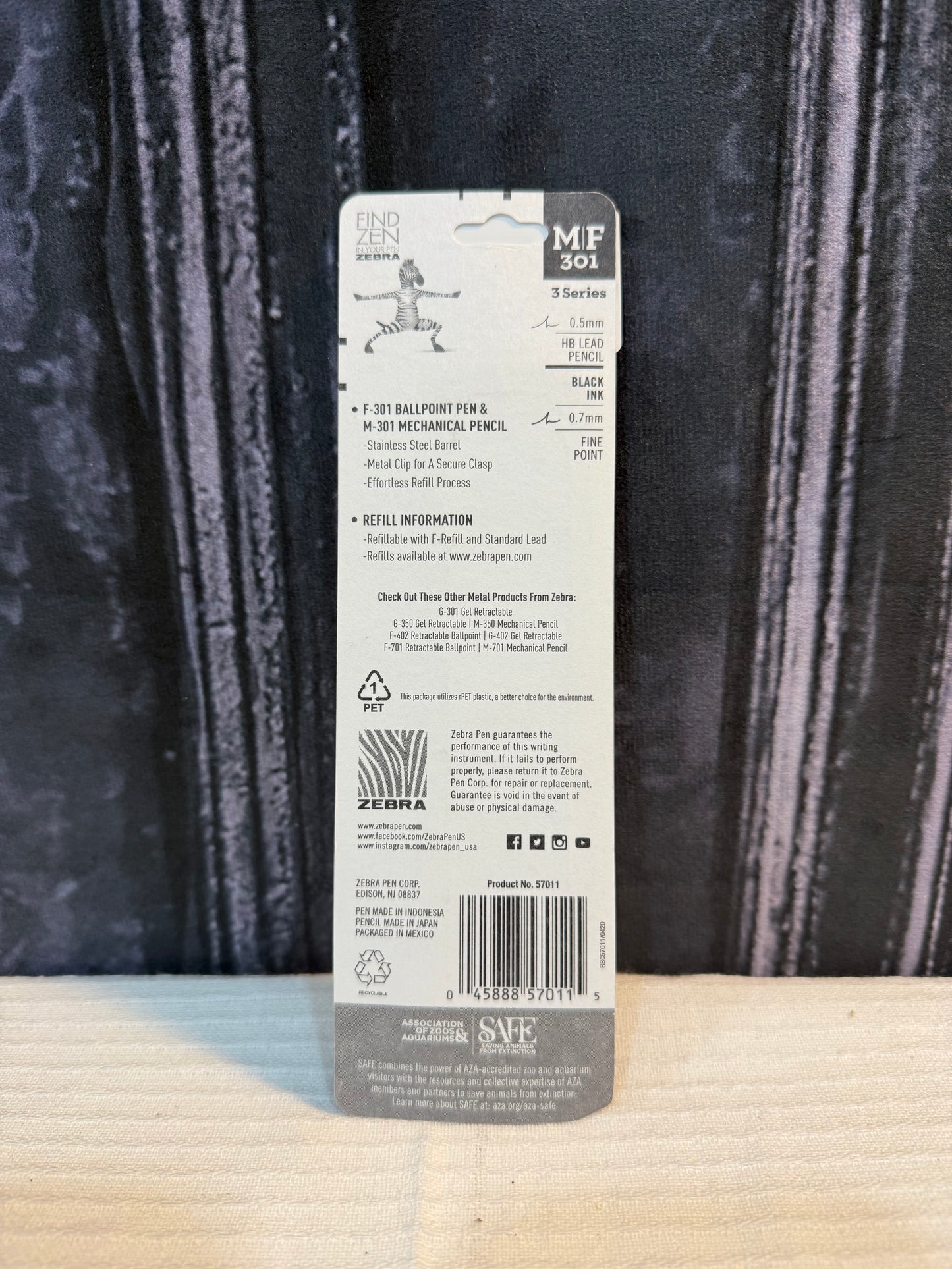 Zebra Pen/Pencil Combo
