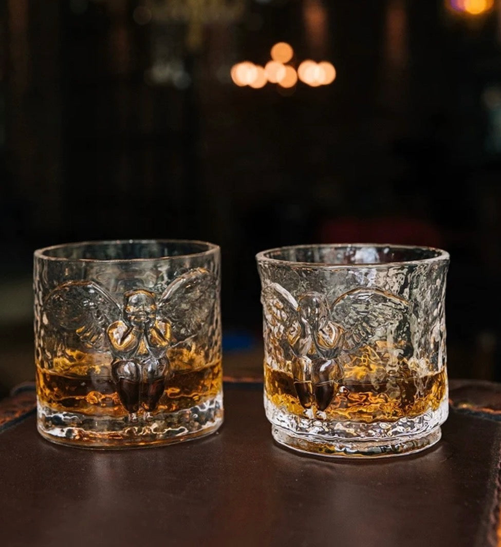 XIQI Angel Couples Whiskey Glass Set (2Pack)