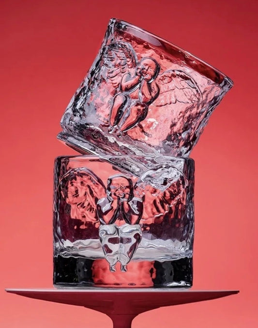 XIQI Angel Couples Whiskey Glass Set (2Pack)
