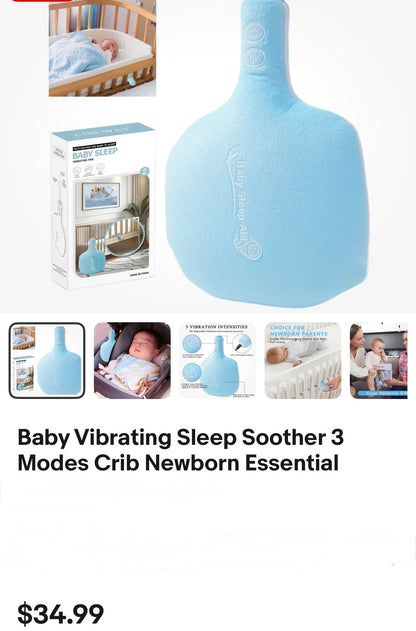 Baby Vibrating , Sleep Soother, Crib , stroller, etc Soother,